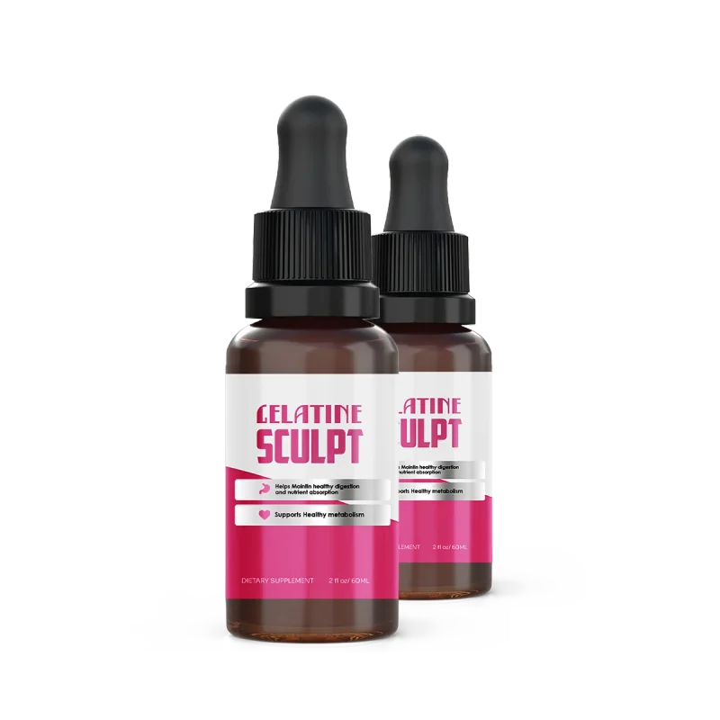 Gelatine Sculpt Natural Weight Management Formula — 2 Bottle / 60 Day Pack