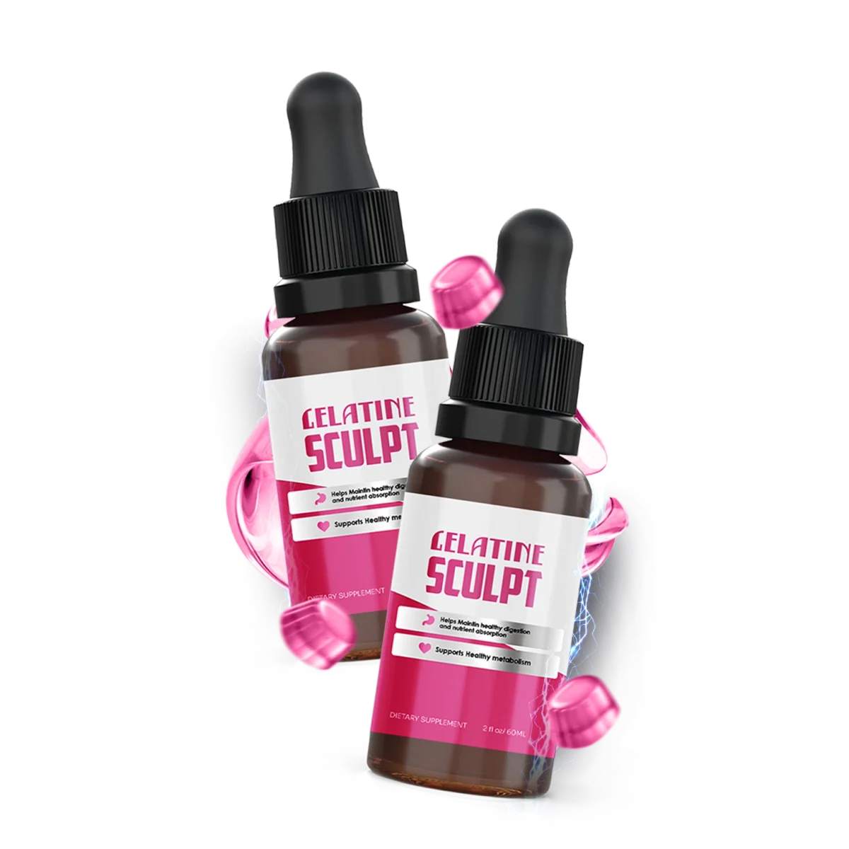 Gelatine Sculpt Natural Weight Management Formula — Front Label